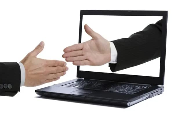 person clicking a computer mouse